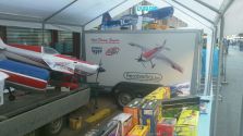 De stand op de paasmarkt